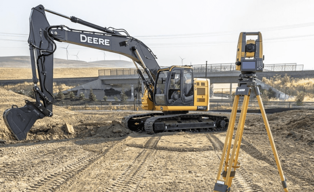 Guidage d'engins Topcon LPS et GPS